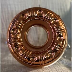 Vintage copper Jell-O mold